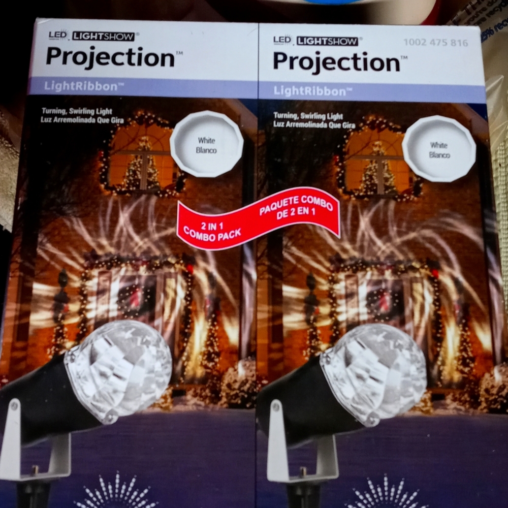 Projection led light ribbon 2pk lights